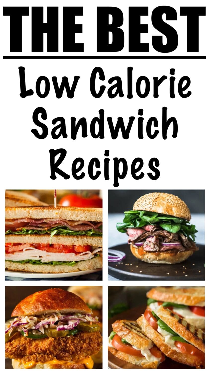low calorie sandwiches