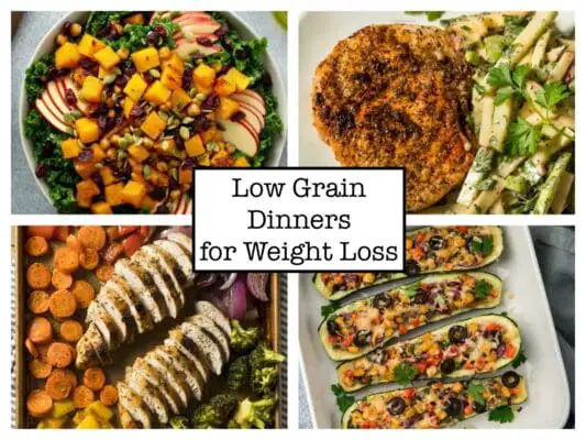 low grain diet dinners