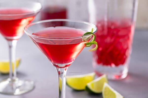 Low Calorie Cosmo Mocktail