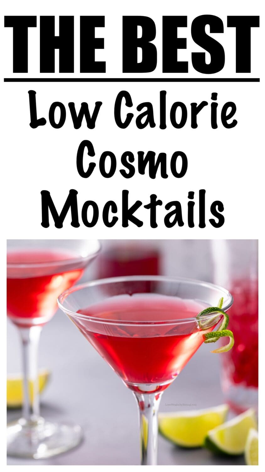 Low Calorie Cosmo Mocktail