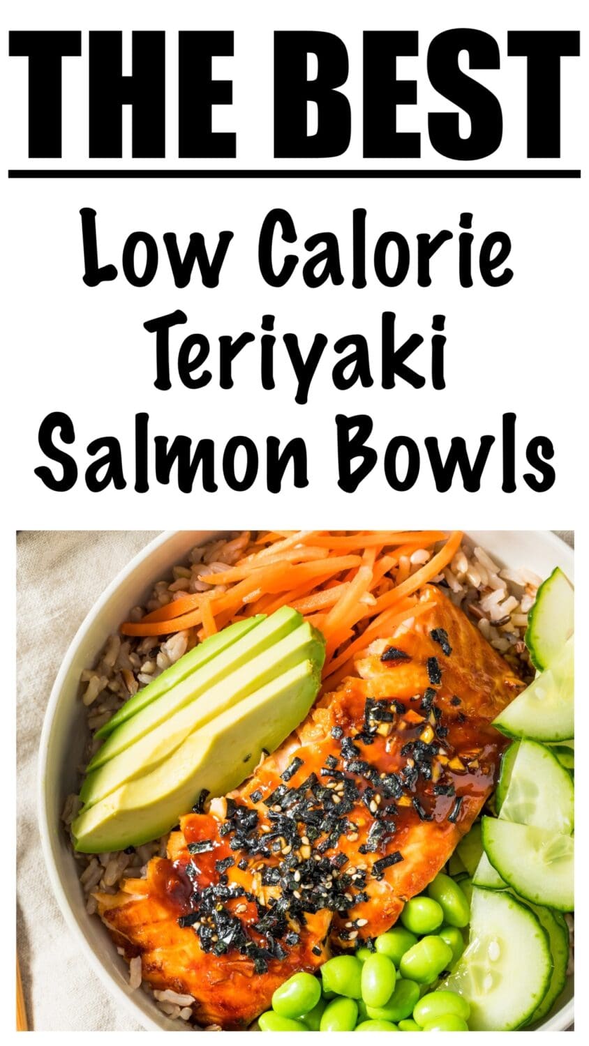 Low Calorie Teriyaki Salmon Bowls