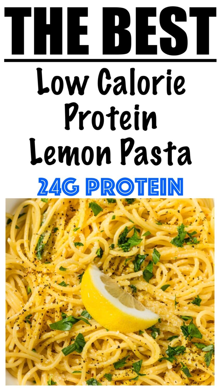 Low Calorie High Protein Lemon Pasta
